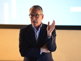 Franz Delapina opens the event